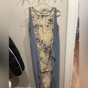 Bcbgmaxazria silk high low dress